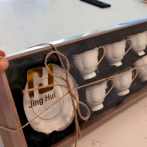 Espresso/ Turkish coffee cups 6ct - Picture 2 of 5